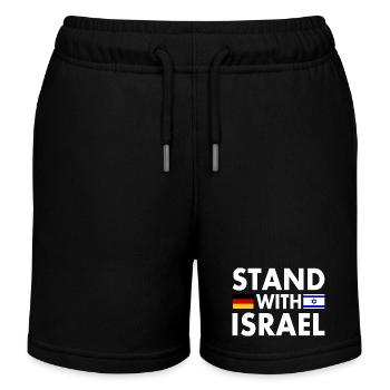 Israel - Short de jogging enfant bio Stanley/Stella - noir - Devant