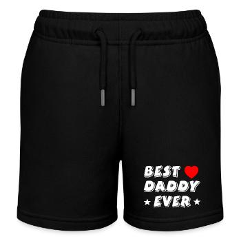 Père - Short de jogging enfant bio Stanley/Stella - noir - Devant