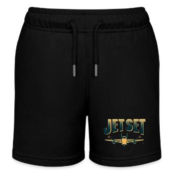 AVIONS - Short de jogging enfant bio Stanley/Stella - noir - Devant