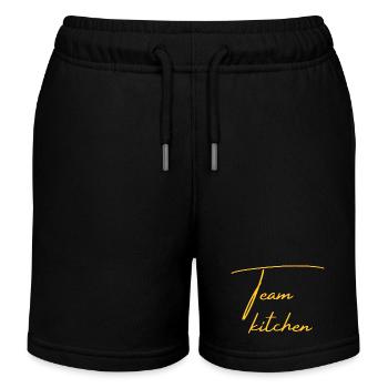 Team Kitchen - Kids Organic Sweat Shorts by Stanley/Stella - black - Front