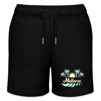 Majorque 02 - Short de jogging enfant bio Stanley/Stella - noir - Devant