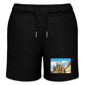 Église Sainte-Marie (Marienkirche) Osnabrück - Short de jogging enfant bio Stanley/Stella - noir - Devant