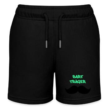 bart träger2 - Kinder Organic Joggingshorts Mini Bolter von Stanley/Stella - Schwarz - Vorne