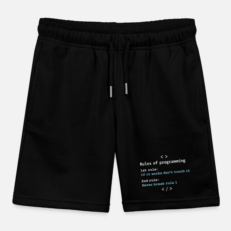 Règles de programmation Short de jogging enfant bio Stanley/Stella