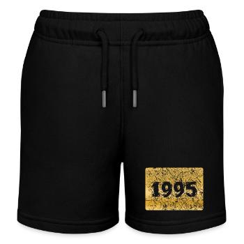 Zahl 1995 - Kinder Organic Joggingshorts Mini Bolter von Stanley/Stella - Schwarz - Vorne