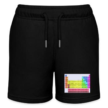 Tableau périodique - Short de jogging enfant bio Stanley/Stella - noir - Devant