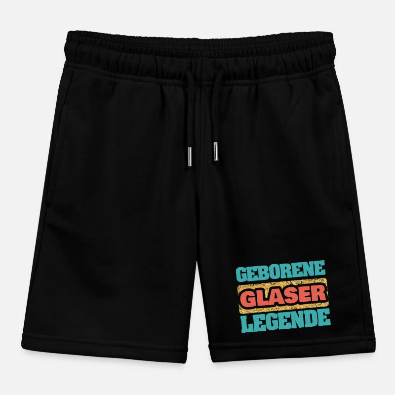 Gift for glaziers Kids Organic Sweat Shorts by Stanley/Stella