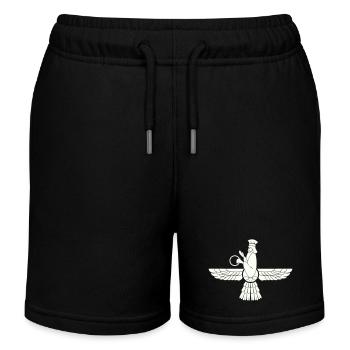 Zoroastre - Short de jogging enfant bio Stanley/Stella - noir - Devant