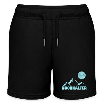 Geschenk für hochkalter - Kinder Organic Joggingshorts Mini Bolter von Stanley/Stella - Schwarz - Vorne