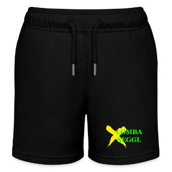 Schwäbische TShirts mit lustigem Schwaben Spruch. - Kinder Organic Joggingshorts Mini Bolter von Stanley/Stella - Schwarz - Vorne