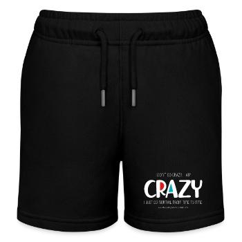 Ich werde nicht verrückt (dunkel) - Kinder Organic Joggingshorts Mini Bolter von Stanley/Stella - Schwarz - Vorne