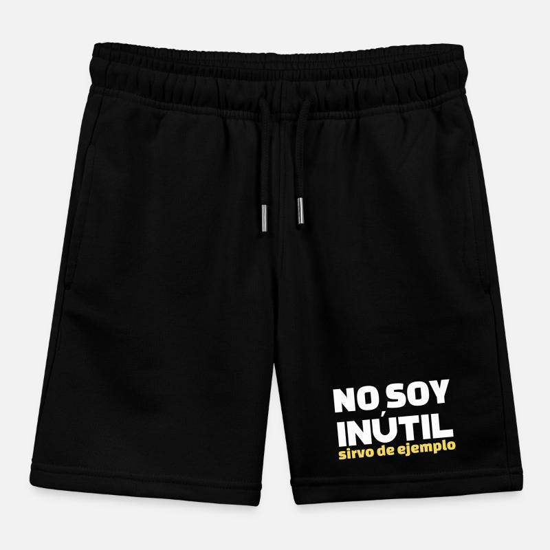 No Soy Inutil Servo de Ejemplo Kids Organic Sweat Shorts by Stanley/Stella