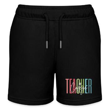 College Lehrerin Danke Geschenk - Kinder Organic Joggingshorts Mini Bolter von Stanley/Stella - Schwarz - Vorne