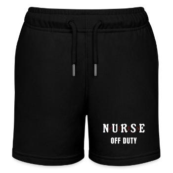 Infirmière Infirmière Infirmière Infirmière - Short de jogging enfant bio Stanley/Stella - noir - Devant