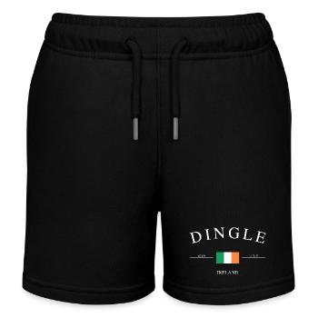 Dingle Irland – Urlaub Souvenir & Geschenk - Kinder Organic Joggingshorts Mini Bolter von Stanley/Stella - Schwarz - Vorne