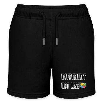 Anders Sein Herz-Puzzle - Kinder Organic Joggingshorts Mini Bolter von Stanley/Stella - Schwarz - Vorne
