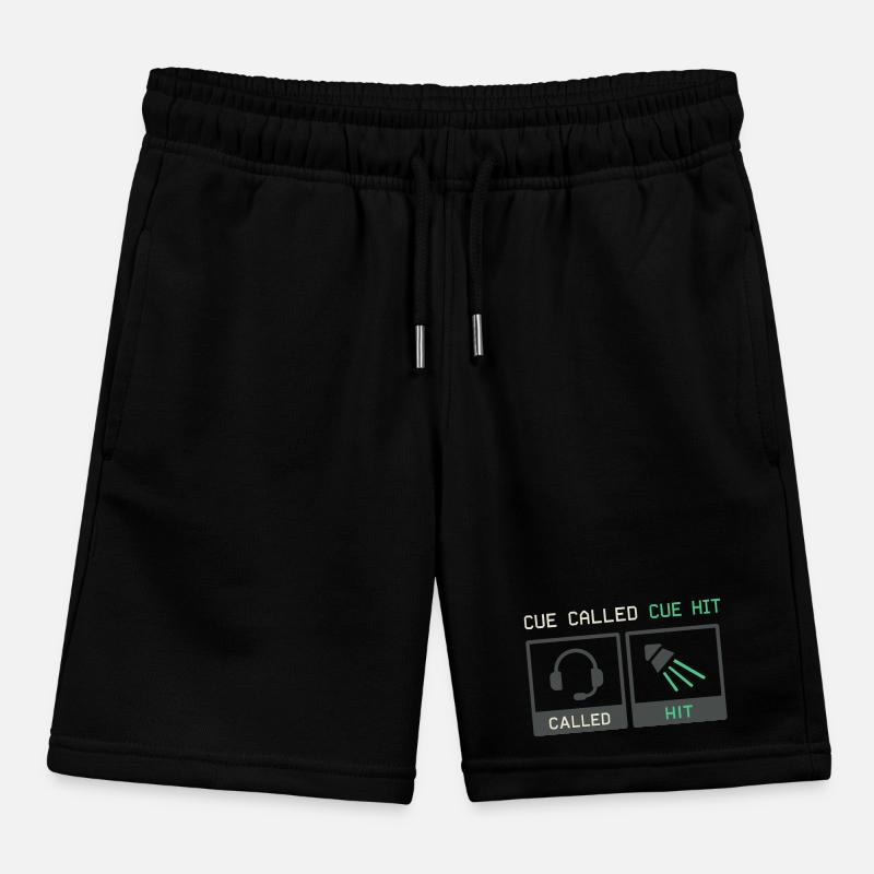 Équipe technique théâtrale Technicien de scène Son Short de jogging enfant bio Stanley/Stella