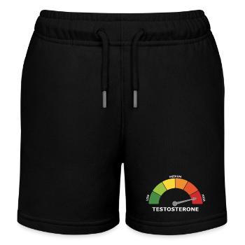 Entraînement de musculation à la testostérone Pumper de salle de sport Low Cortisol JGA - Short de jogging enfant bio Stanley/Stella - noir - Devant