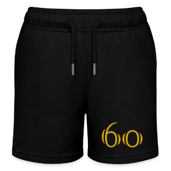 60. 60 ANS. 60e ANNIVERSAIRE. ANNIVERSAIRE 60 ANS. - Short de jogging enfant bio Stanley/Stella - noir - Devant