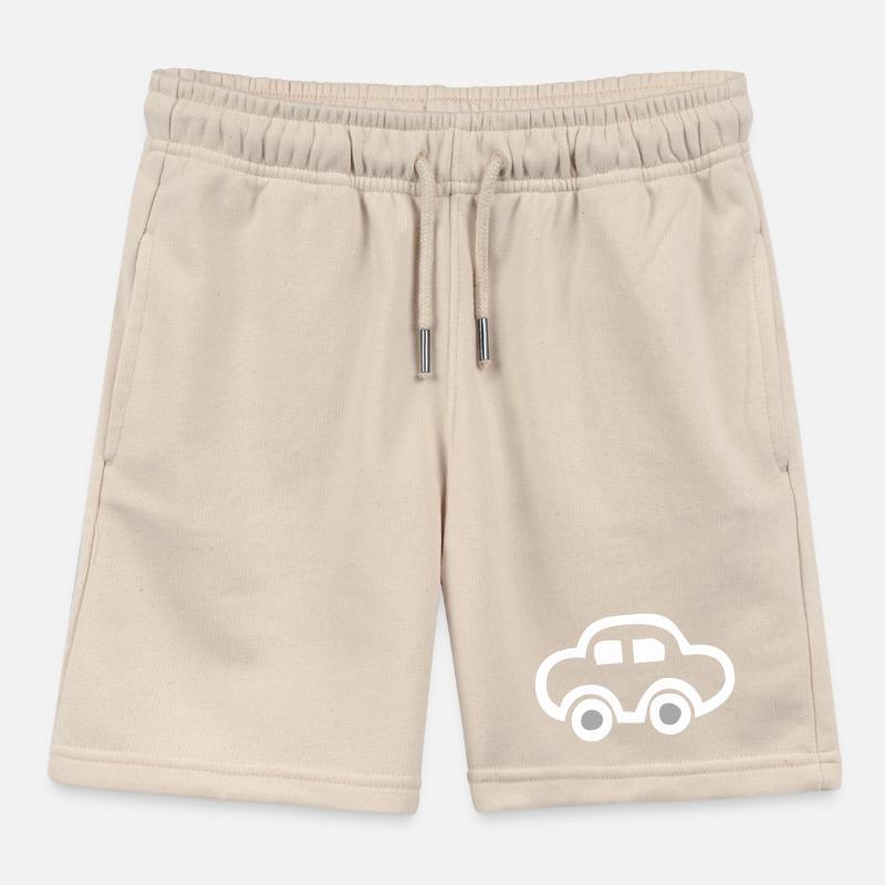 Car Kids Organic Sweat Shorts by Stanley/Stella