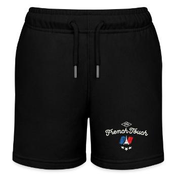 Französischer Touch 1 - Kinder Organic Joggingshorts Mini Bolter von Stanley/Stella - Schwarz - Vorne