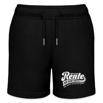 Rente - ich habe fertig - Ruhestand - Pension - Kinder Organic Joggingshorts Mini Bolter von Stanley/Stella - Schwarz - Vorne