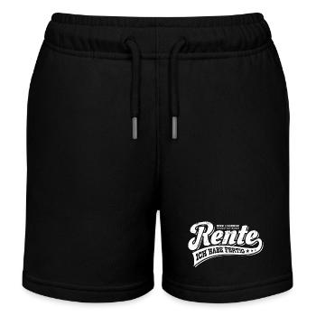 Rente - ich habe fertig - Ruhestand - Pension - Kinder Organic Joggingshorts Mini Bolter von Stanley/Stella - Schwarz - Vorne