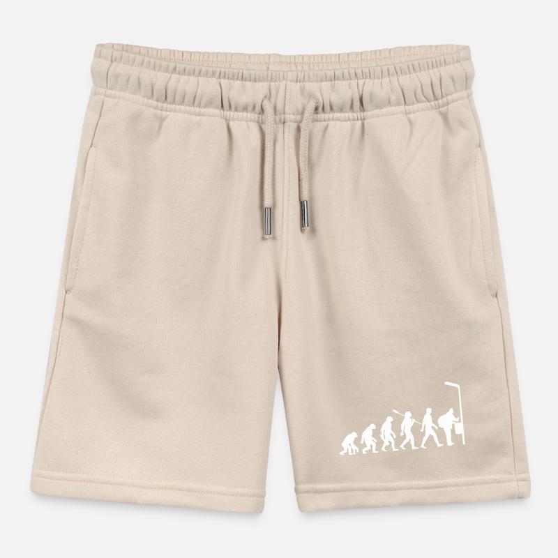 Evolution - Collecting Bottles - Poverty Kids Organic Sweat Shorts by Stanley/Stella