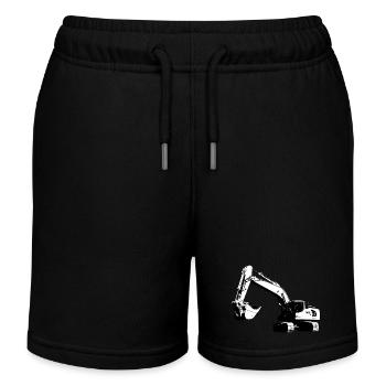 Bagger - Kinder Organic Joggingshorts Mini Bolter von Stanley/Stella - Schwarz - Vorne