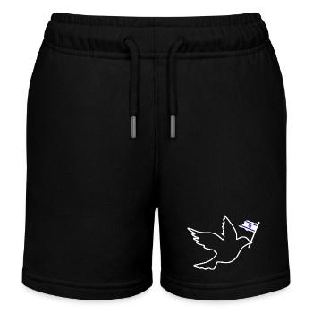 Israel - Short de jogging enfant bio Stanley/Stella - noir - Devant