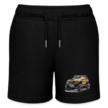 La course tout-terrain est un sport populaire - Short de jogging enfant bio Stanley/Stella - noir - Devant