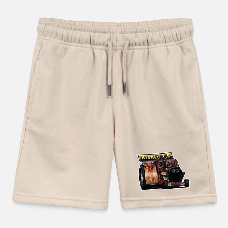 Tractor Pulling // Illustration Kinder Organic Joggingshorts Mini Bolter von Stanley/Stella