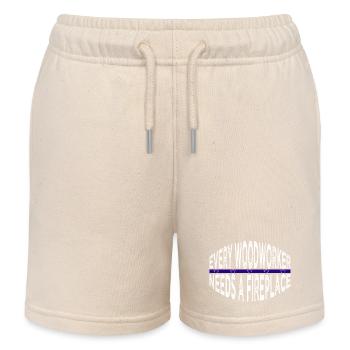 logging carpenter hoodies and sweatshirts - Kinder Organic Joggingshorts Mini Bolter von Stanley/Stella - Natur - Vorne