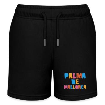 Palma de Mallorca - Balearic Islands - Spain - Spain - Kids Organic Sweat Shorts by Stanley/Stella - black - Front