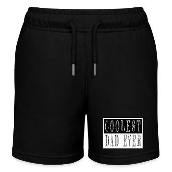 Home Love Christmas Elf Child Present Idea - Kids Organic Sweat Shorts by Stanley/Stella - black - Front