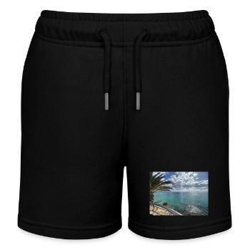 DjNunoKa Design - Aussicht auf Erfolg - Kinder Organic Joggingshorts Mini Bolter von Stanley/Stella - Schwarz - Vorne