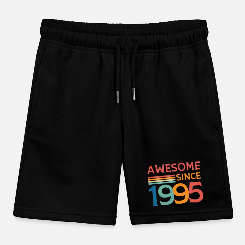 Awesome since 1995 Kids Organic Sweat Shorts by Stanley/Stella
