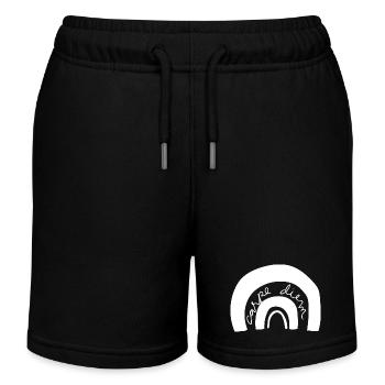 Carpe Diem Rainbow - Kids Organic Sweat Shorts by Stanley/Stella - black - Front