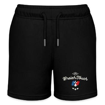 Breizh touch - Kids Organic Sweat Shorts by Stanley/Stella - black - Front