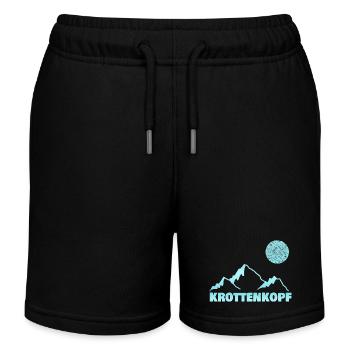 Bergsteigen krottenkopf - Kinder Organic Joggingshorts Mini Bolter von Stanley/Stella - Schwarz - Vorne
