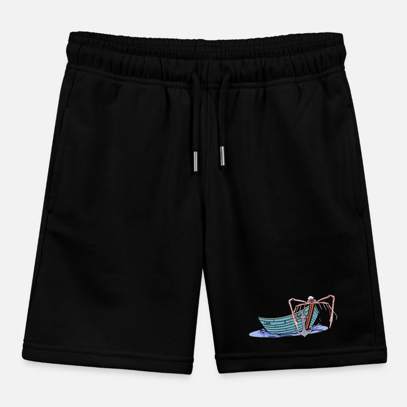 maritim Matrose Boot Seemann Moin Ahoi Krabbe Kinder Organic Joggingshorts Mini Bolter von Stanley/Stella