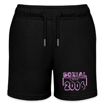 2006 - Kinder Organic Joggingshorts Mini Bolter von Stanley/Stella - Schwarz - Vorne