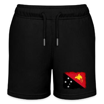New Guinea - Kids Organic Sweat Shorts by Stanley/Stella - black - Front