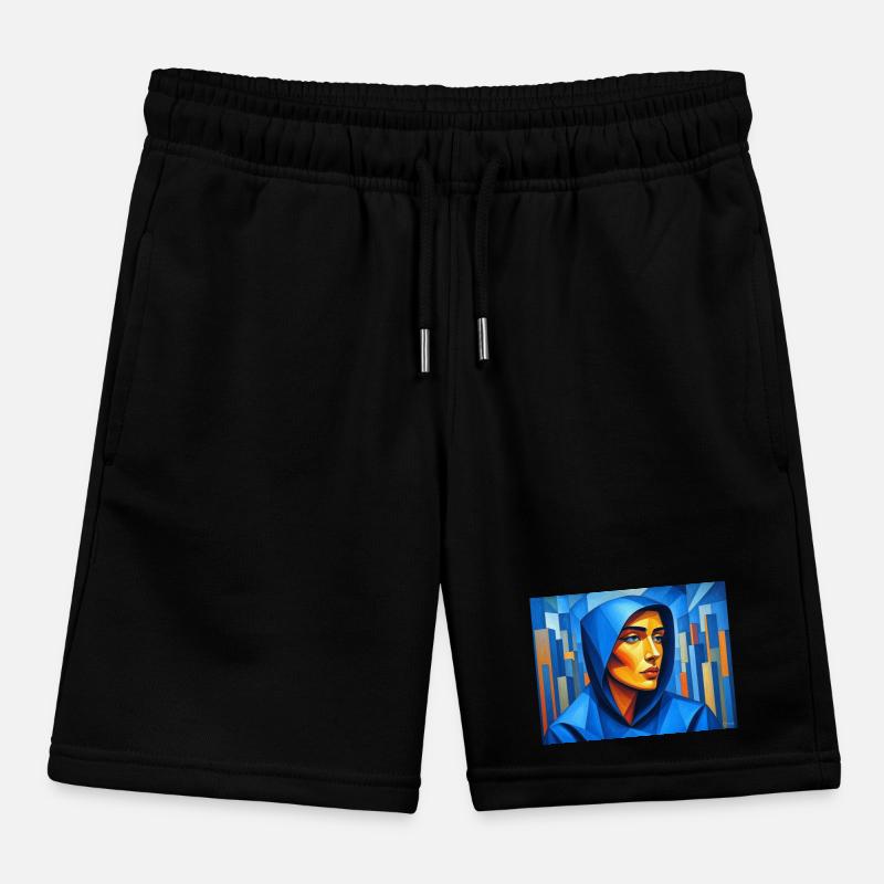 Gesicht Kubismus Kinder Organic Joggingshorts Mini Bolter von Stanley/Stella