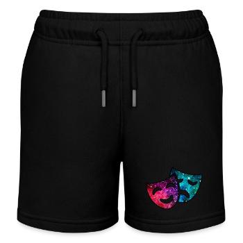 Cosmic Theatre - Kids Organic Sweat Shorts by Stanley/Stella - black - Front