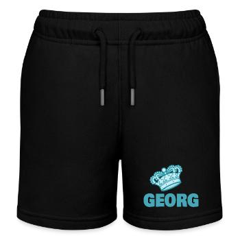 Vorname Georg - Kinder Organic Joggingshorts Mini Bolter von Stanley/Stella - Schwarz - Vorne