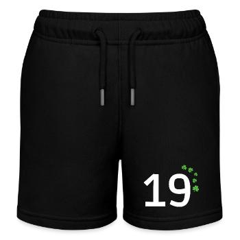 19 - Short de jogging enfant bio Stanley/Stella - noir - Devant