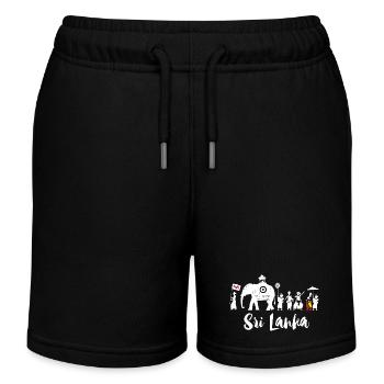 Kandy Esala Perahera Sri Lanka - Dalada Perahara - Kids Organic Sweat Shorts by Stanley/Stella - black - Front