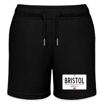 Ortsschild von Bristol - Kinder Organic Joggingshorts Mini Bolter von Stanley/Stella - Schwarz - Vorne