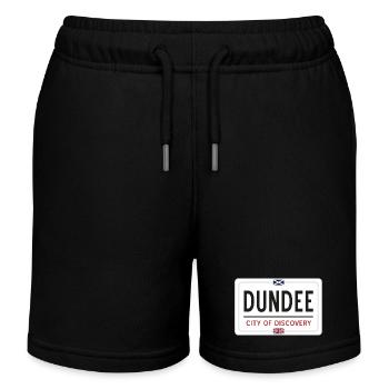 Dundee Ortsschild - Kinder Organic Joggingshorts Mini Bolter von Stanley/Stella - Schwarz - Vorne